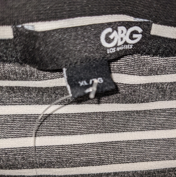 Authentic G by Guess Striped Off the Shoulder Bodycon - Picture 6 of 15